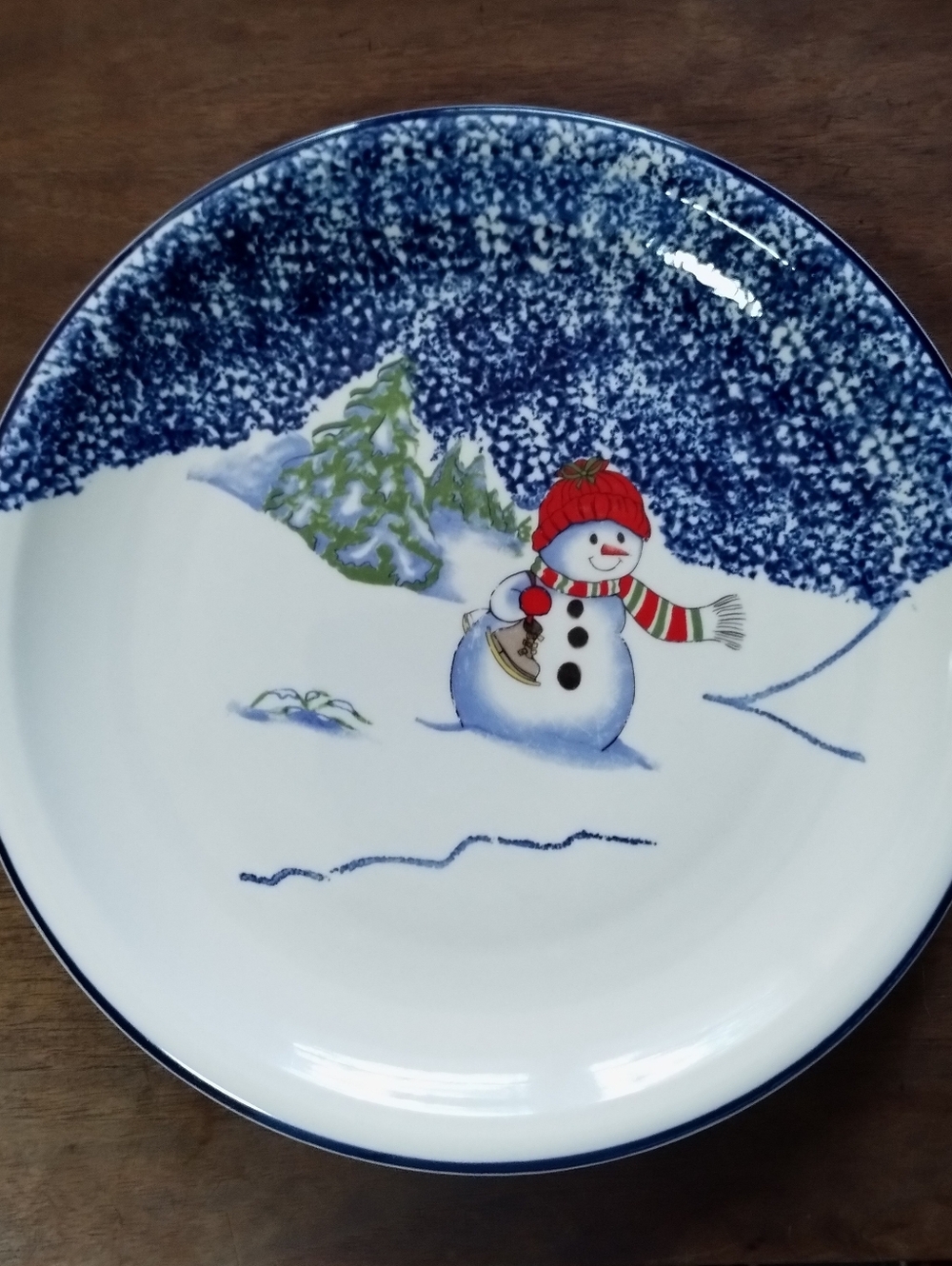 Thomson Pottery "Snowman" 10.25 Inch Dinner Plate Replacement